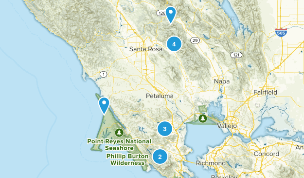 Weekend Hikes Map