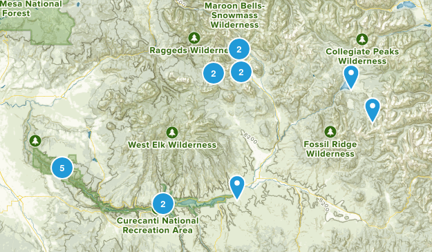 Curecanti Recreation Area Map