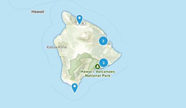 Big Island Hike Map
