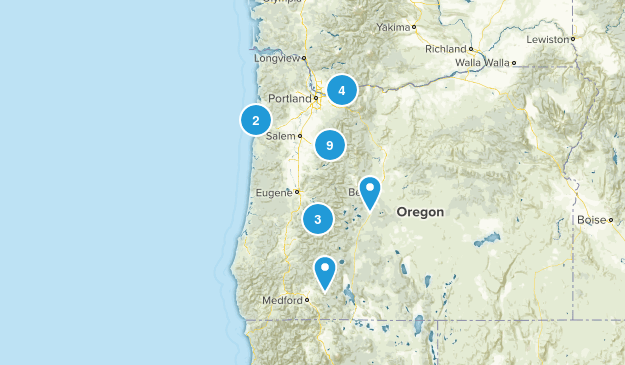 Easy Oregon Trails Map