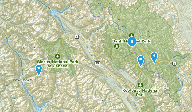 Banff National Park Map