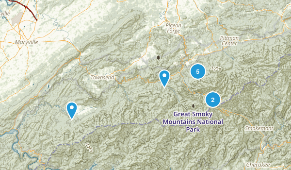 Colleen- Great Smokies Map