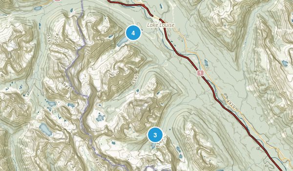 Lake Louise Map