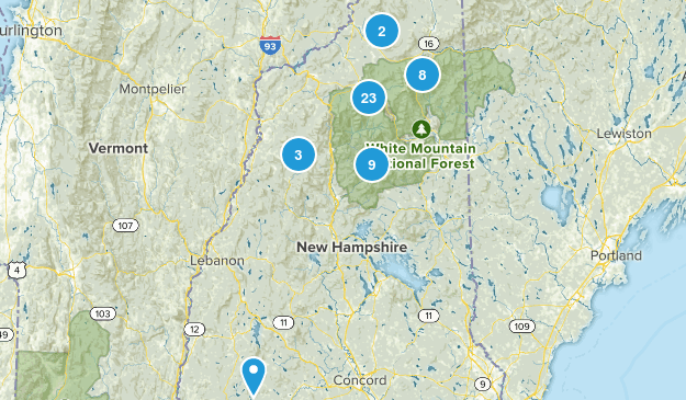 New Hampshire Map