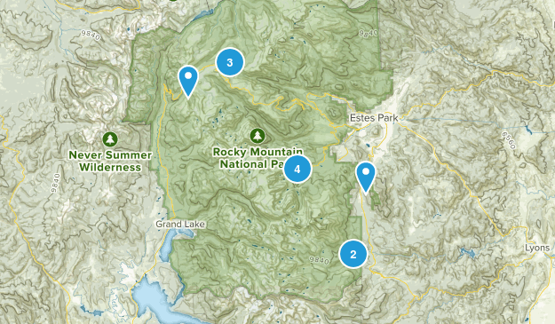Estes Park Trails Map