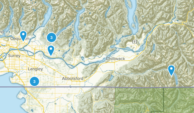 hike trails Map
