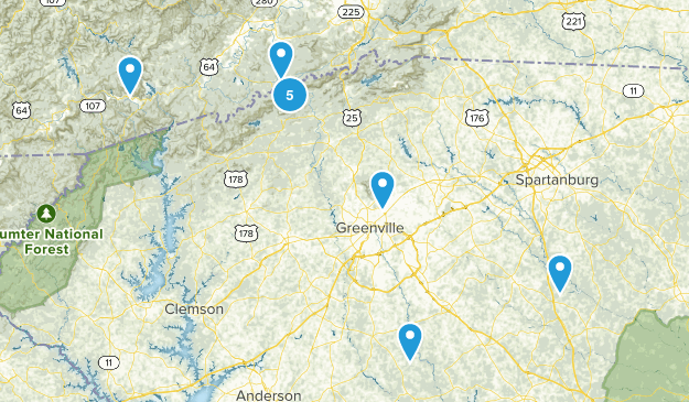 greenville, SC Map