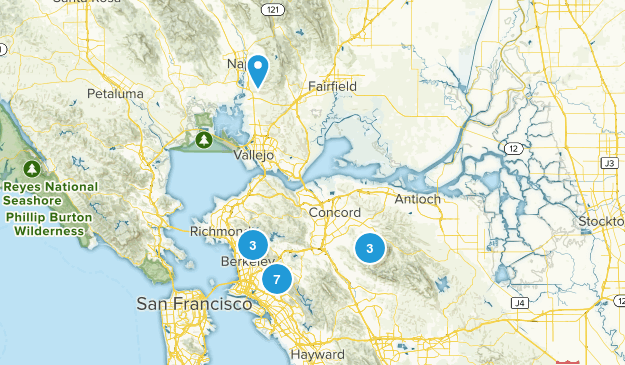 East Bay Trails Map