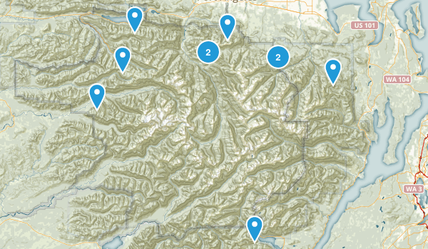 Olympic National Park Map