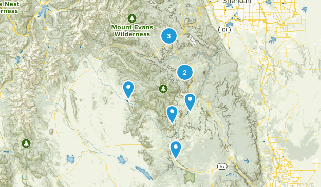 pike NF (kenosha pass) Map