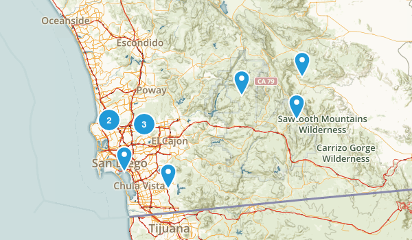 Near San Diego Map