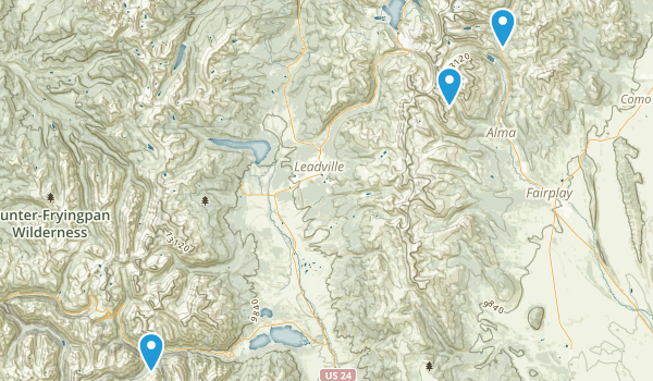 14ers Map