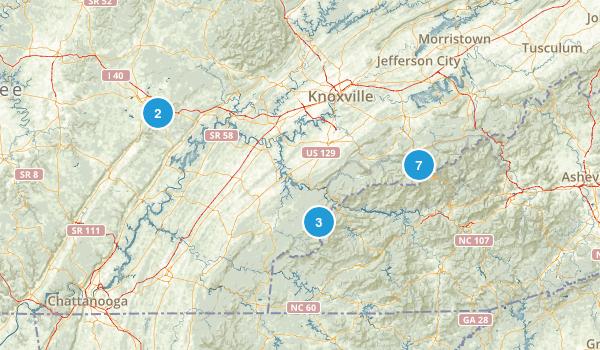 Smoky Mountains Map