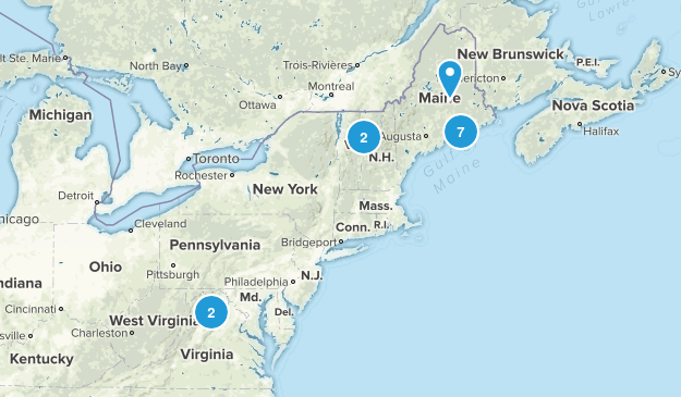 new england trip Map