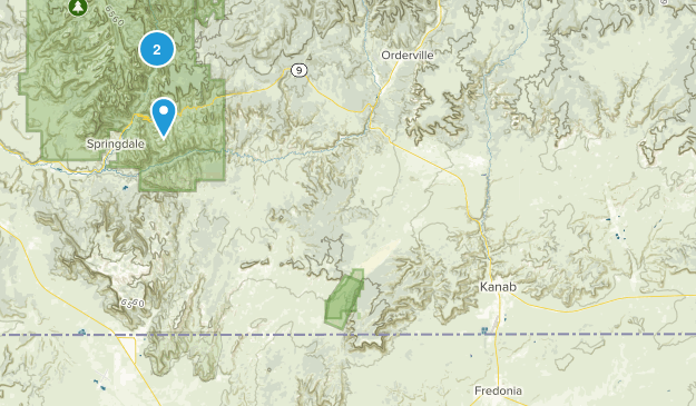 Canyons Map