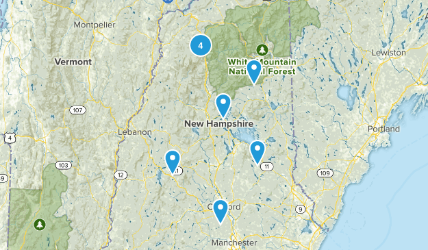 Trails I'd like to hike Map