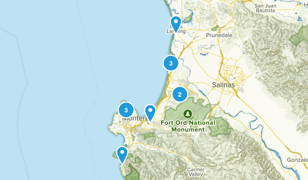 Monterey area Map