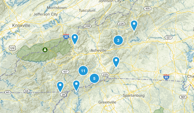 Waterfalls Map