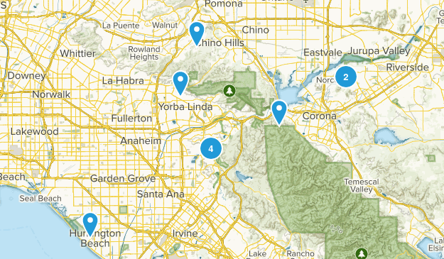 Doggie Hikes Map