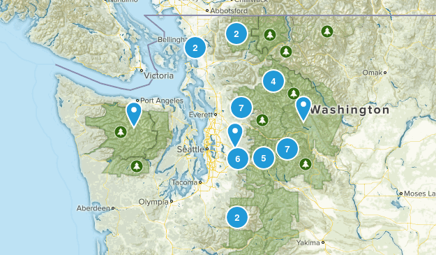 Hikes to do Map