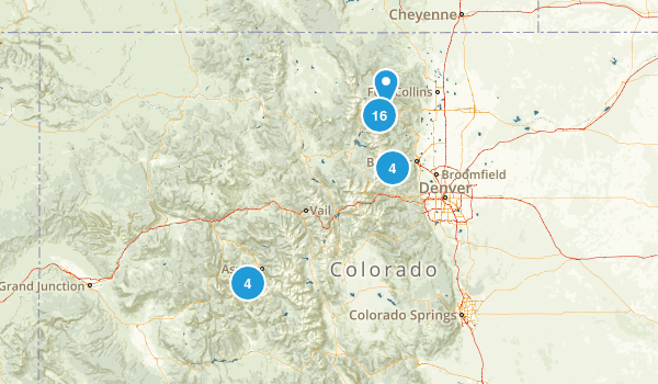 CO hikes bucket list Map