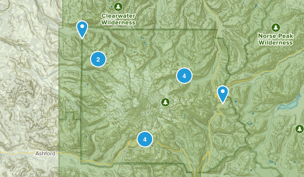 Mt Rainer NP Map