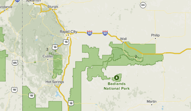 South Dakota Map