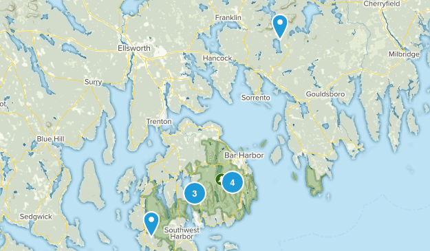 Acadia ideas Map