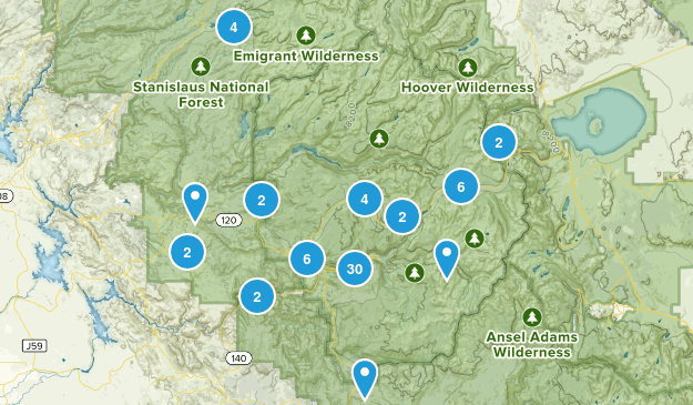 Yosemite Trails Map