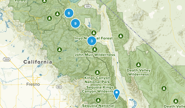 Inyo Hikes Map