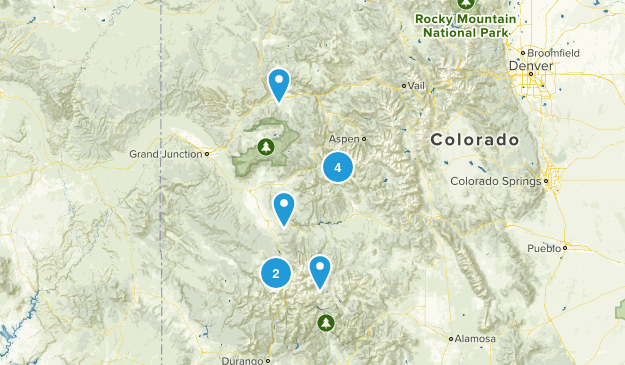 western colorado Map