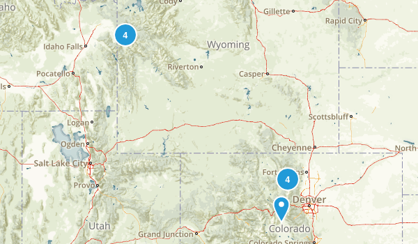 Wyoming Trip Map
