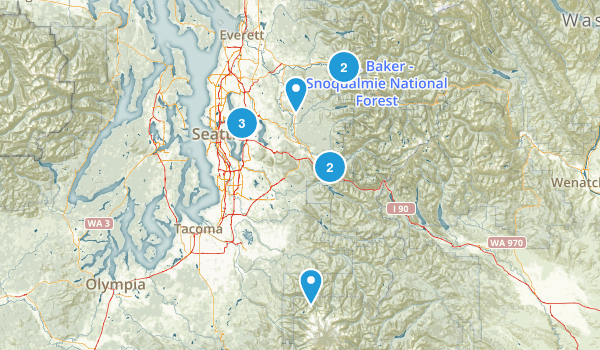 Weekend Hikes Map