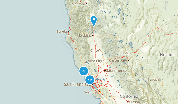 Bay Area Hikes Map