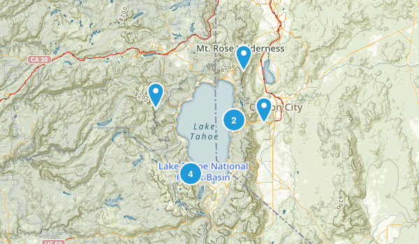 Lake Tahoe Map