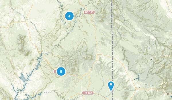 Canyonlands 2017 trip Map