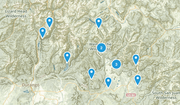 Weminuche Map