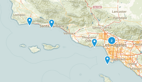 L.A. and surroundings Map