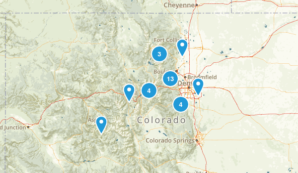 Easy Trails to Try Map