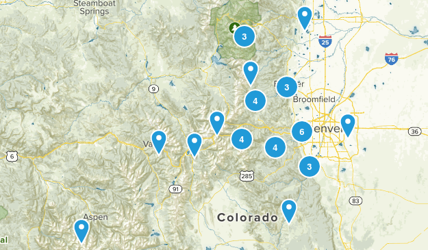 Easy Trails to Try Map