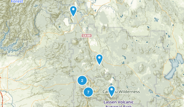 Lassen National Park Map