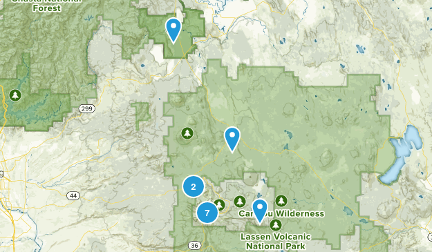 Lassen National Park Map