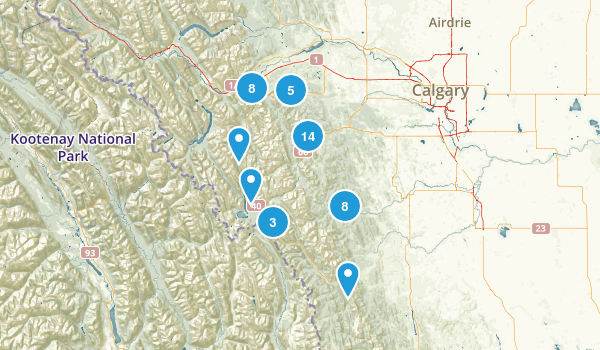 To hike Map