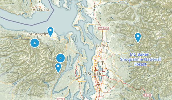 Hikes to do Map