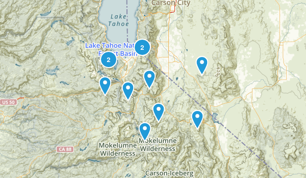 El Dorado National Forest Map