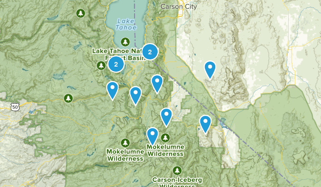 El Dorado National Forest Map