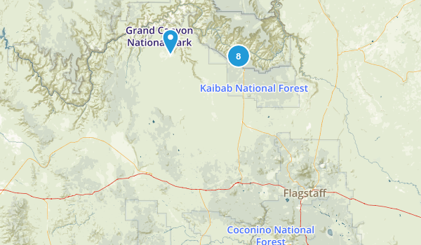 grand canyon Map