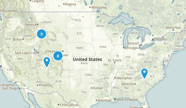 Hikes Completed Map