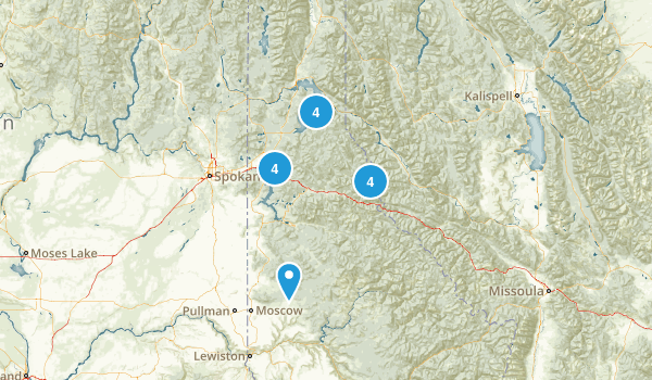 North Idaho Map