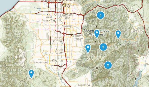 want to hike Map